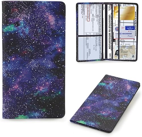 Miniatura 10 de Versión mejorada Soporte para registro y seguro de automóvil | Organizador de documentos premium y organizador de documentos de guantera de