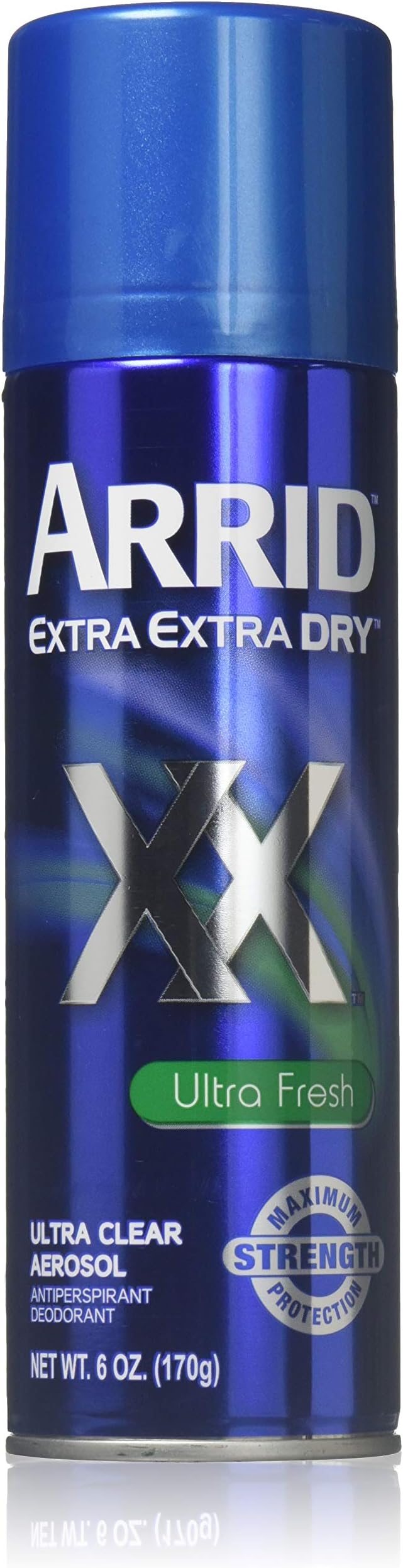 Arrid Xx U/Clr-U/Frsh Size 6z Extra Dry Ultra Clear Fresh Aerosol Deodorant