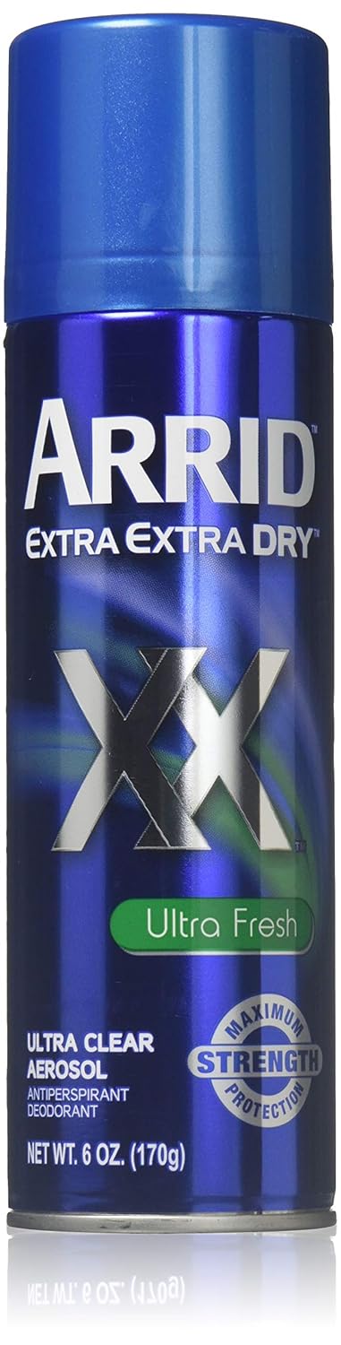 Arrid Xx U/Clr-U/Frsh Size 6z Extra Dry Ultra Clear Fresh Aerosol Deodorant