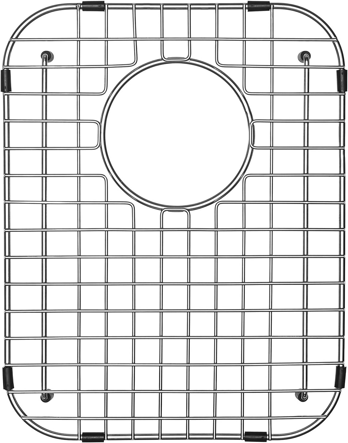 Serene Valley Sink Protector and Kitchen Sink Bottom Grid NDG1317, 304 Premium Stainless Steel, dim 11 7/8" x 15 3/8"