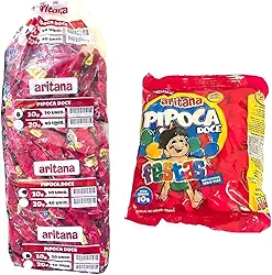 kit 25 Mini Pipoca Doce Com 10gr cada para festas eventos brindes pipoca de qualidade