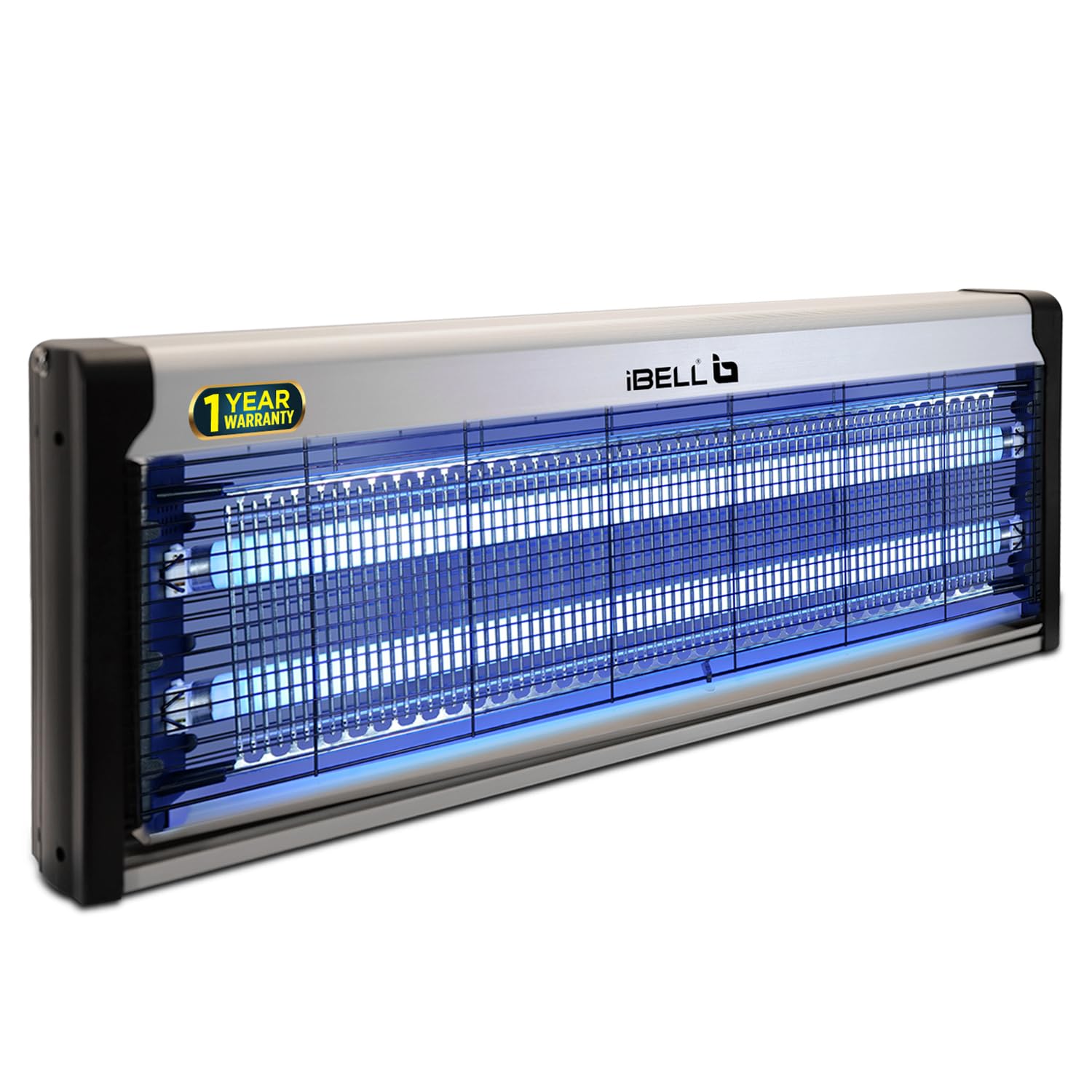 iBELL S40IK Insect Killer Machine 40W, UV Lamp,Fly Catcher for Home, Bedroom, Office Cabin & Restaurants (Silver)