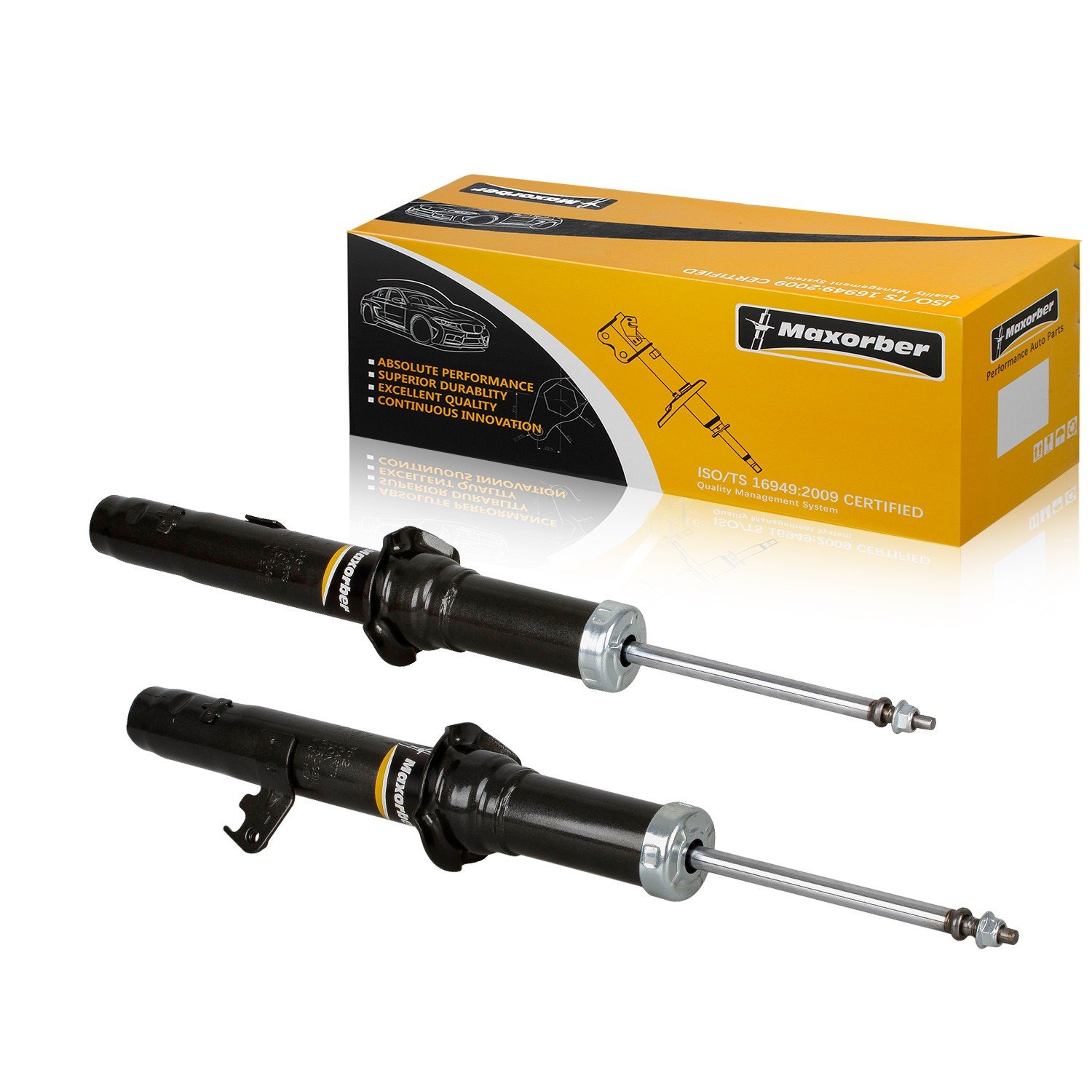 Buy Maxorber Front Left Right Shocks Struts Absorber Driver Passenger Side Shocks Struts Front