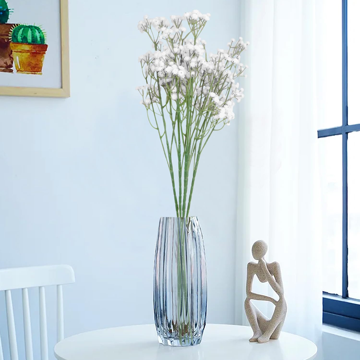 HOMEVERSE Baby Breath/Gypsophila Artificial Fake Silk Plants Wedding Party Decoration Real Touch Flowers DIY Home Garden(White-05) (B0CVVX1CCS) Amazon Price History, Amazon Price Tracker