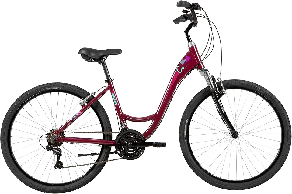 Caloi Bicicleta Ceci, Aro 26, Tamanho 17, Câmbio Shimano 21 Velocidades, Vinho