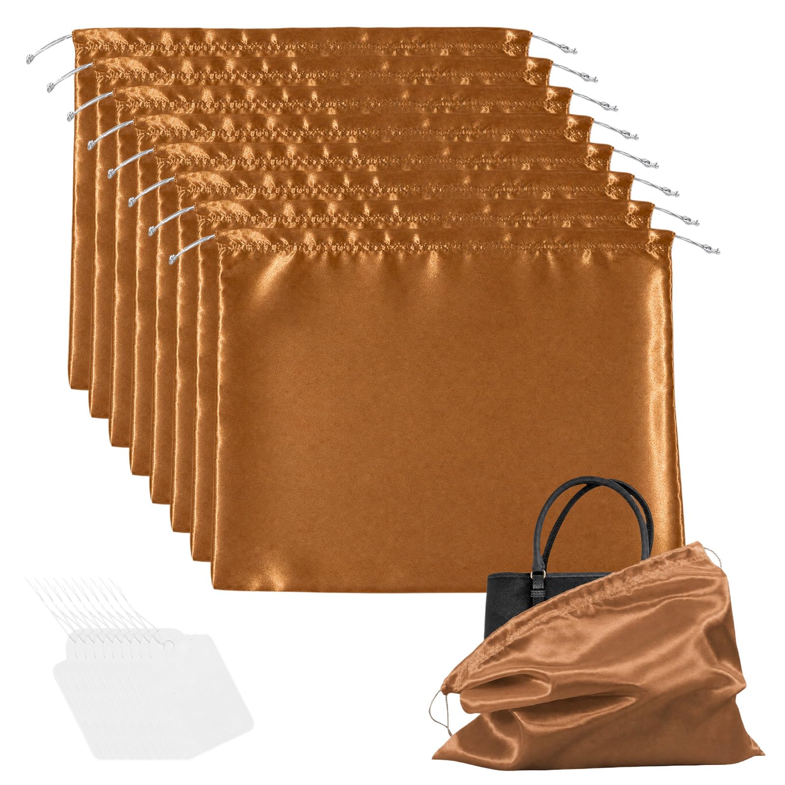Dust Bags for Handbags, Silk Handbag Dust Bags with Drawstring, Handbag Storage Solutions, Purse Dustproof Bag for Handbags Clothes, Purses Shoes