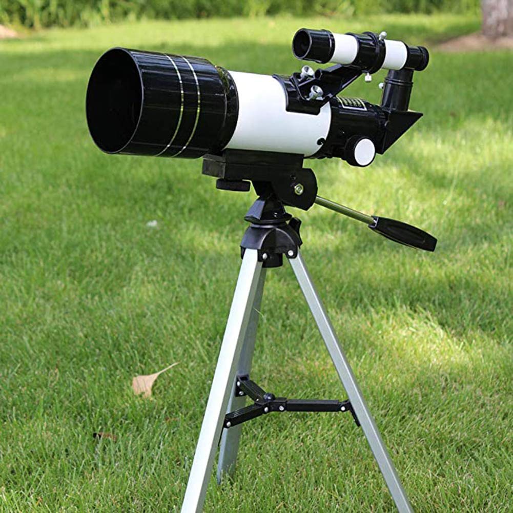 Stargazer Télescope pour adultes, enfants, astronomie portable pour débutants, ouverture de 50 mm, réfracteur astronomique 400 mm, oculaires, trépied réglable, miroir Zenith