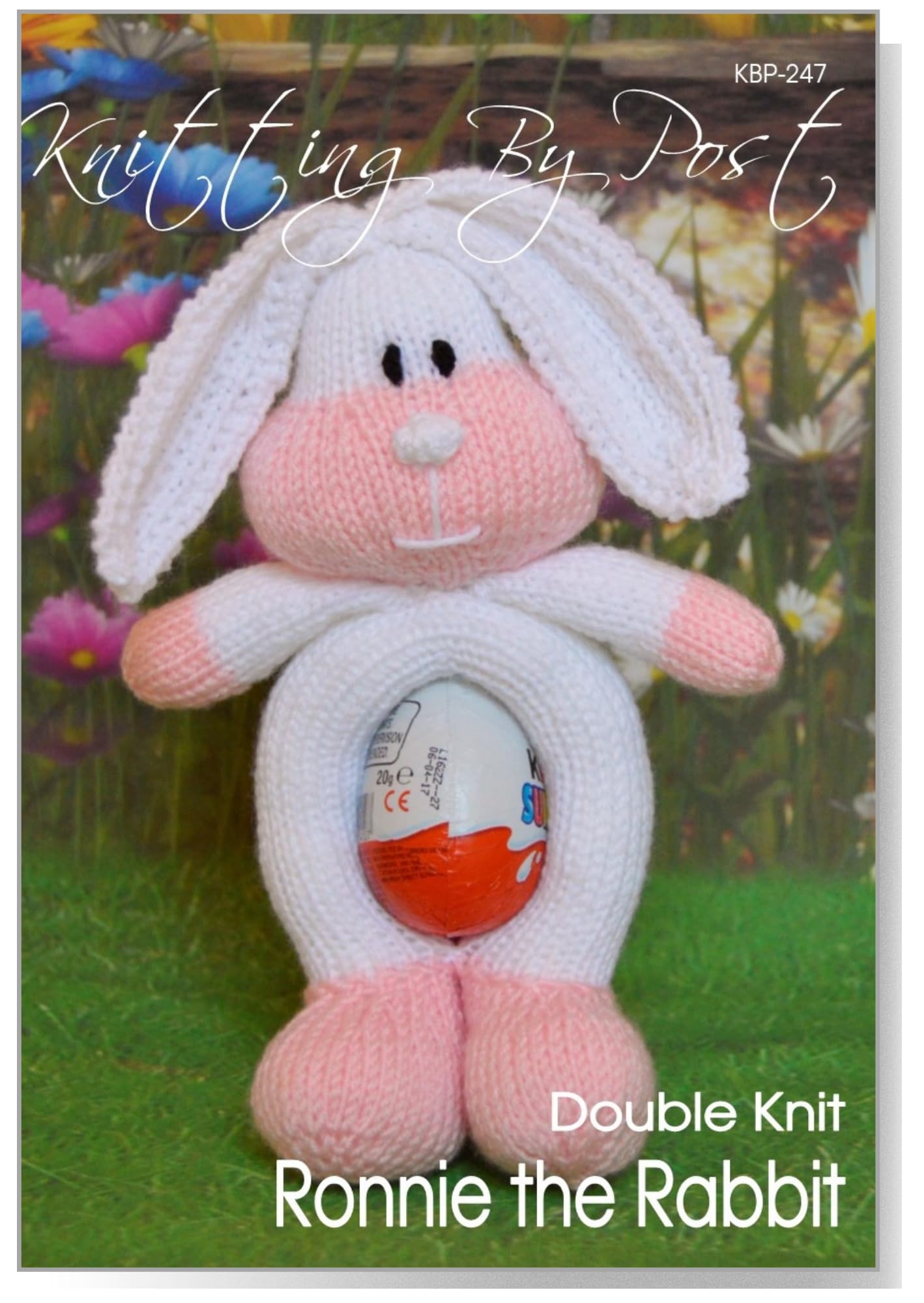 Knitting By Post Orange Ronnie The Chocolate Egg Rabbit Easter Animal Knitters Leaflet Knit Cute Bunnies Handmade Gifts Fun Quick & Easy Beginner Rabbit Soft Toy Uk Knits