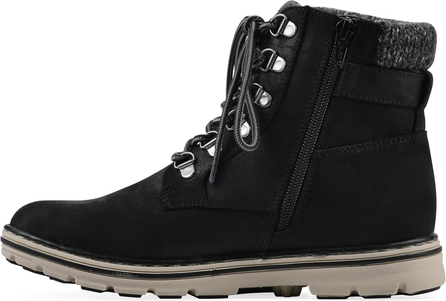 Cliffs by White Mountain Women's Kimora Cushioned Lace-Up City Hiker Ankle Bootie - Image 4