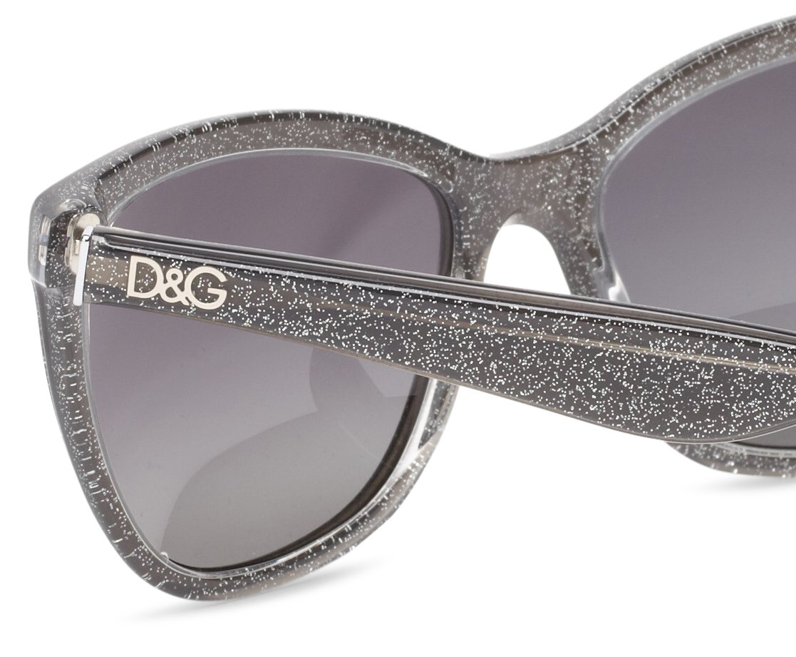 Dolce And Gabbana Womens 4193 Lip Gloss Glitter Grey Frame  display picture 3