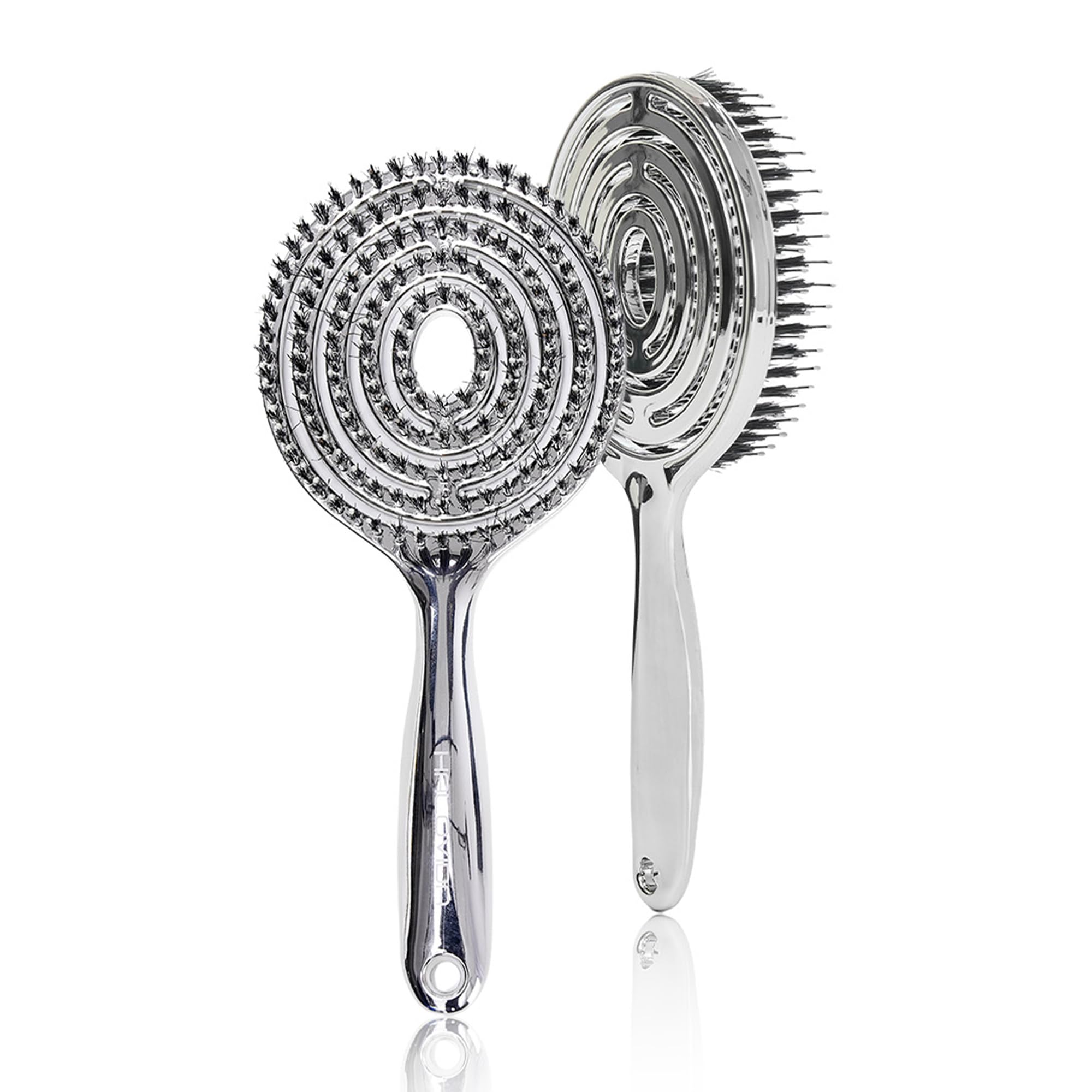 HALOVIDA Cepillo para Cabello con Cerdas Mixtas de Jabalí y Nailon, Cojín de Aire Elástico, Antiestático y de Masaje Capilar, Deja el Cabello Suave y Sin Frizz (1 unidad)