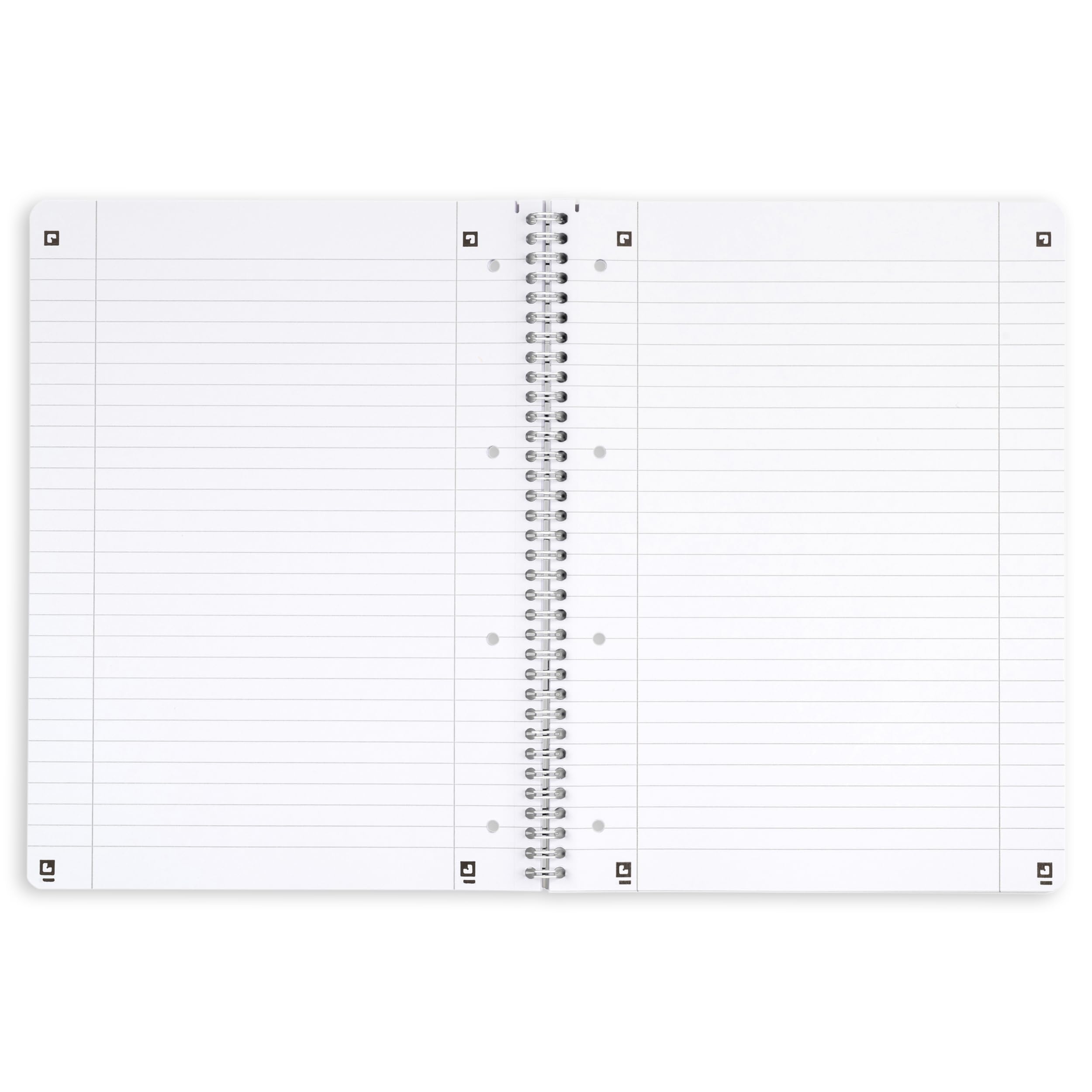 Oxford Touch Lot de 10 cahiers A4 lignés avec double marge 160 pages 5 couleurs pastel