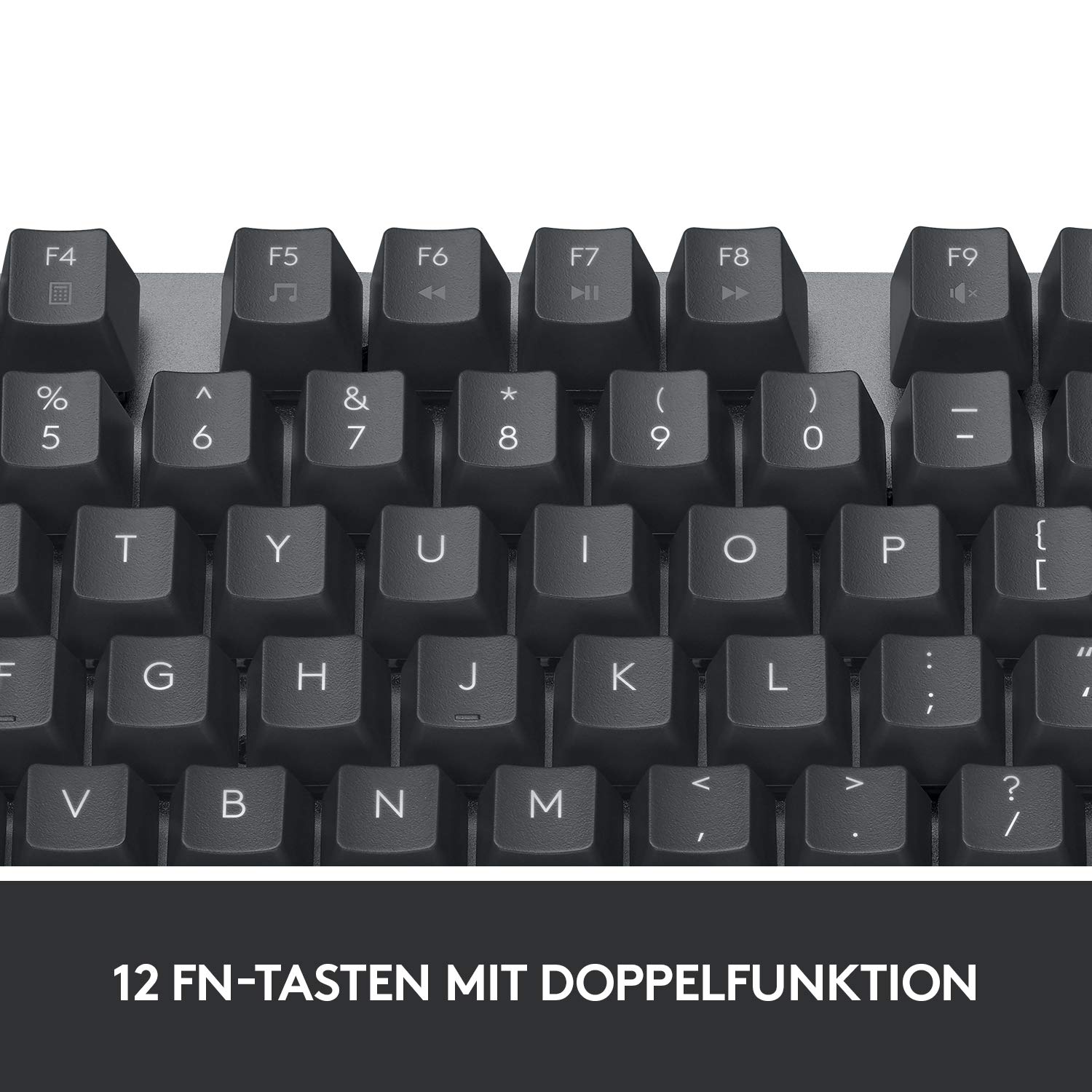Logitech K835 TKL Mechanical Corded Aluminium Keyboard, Layout Tedesco QWERTZ, Grigio