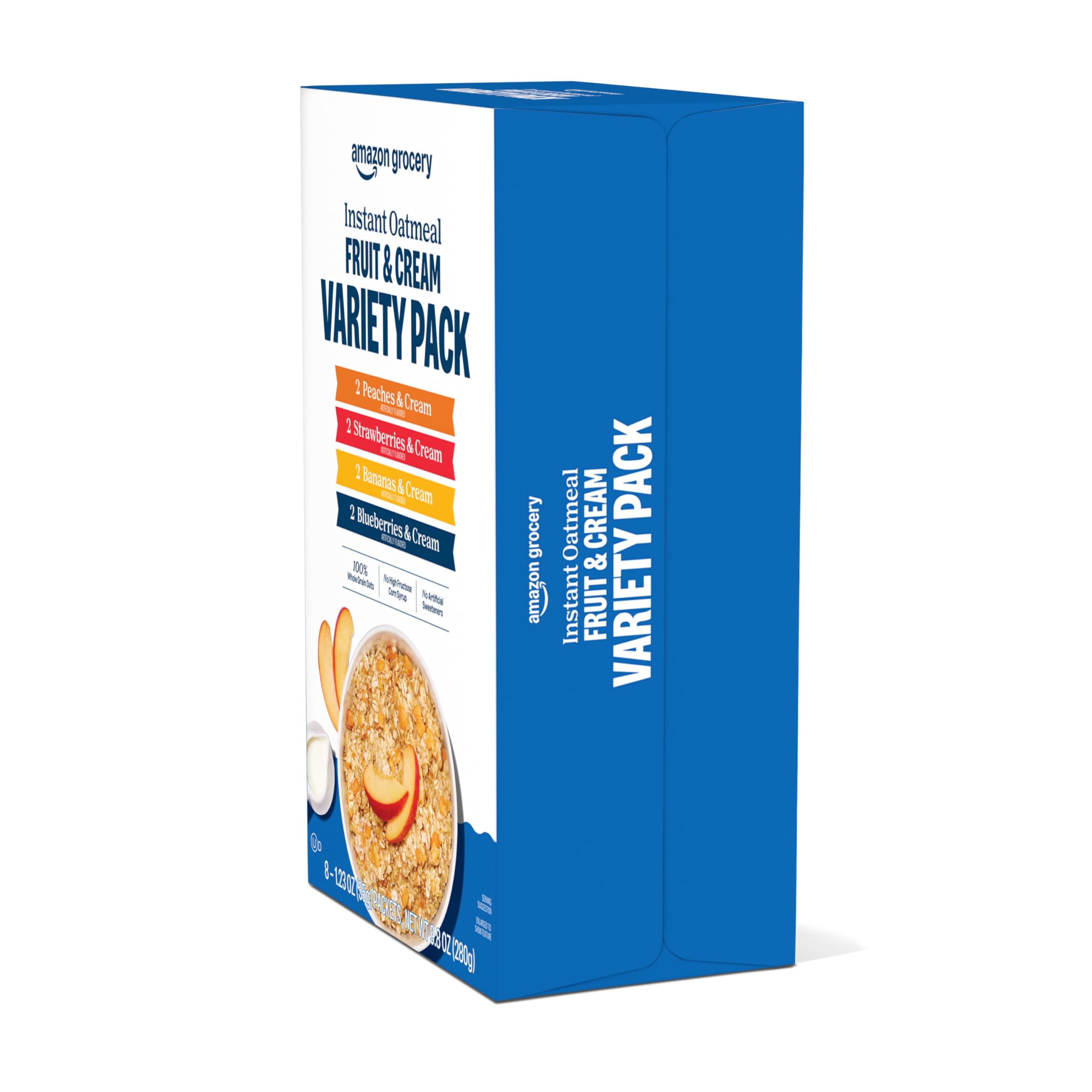 Amazon Grocery Instant Oatmeal Fruit Cream Variety Pack 9 8 Oz — view 4