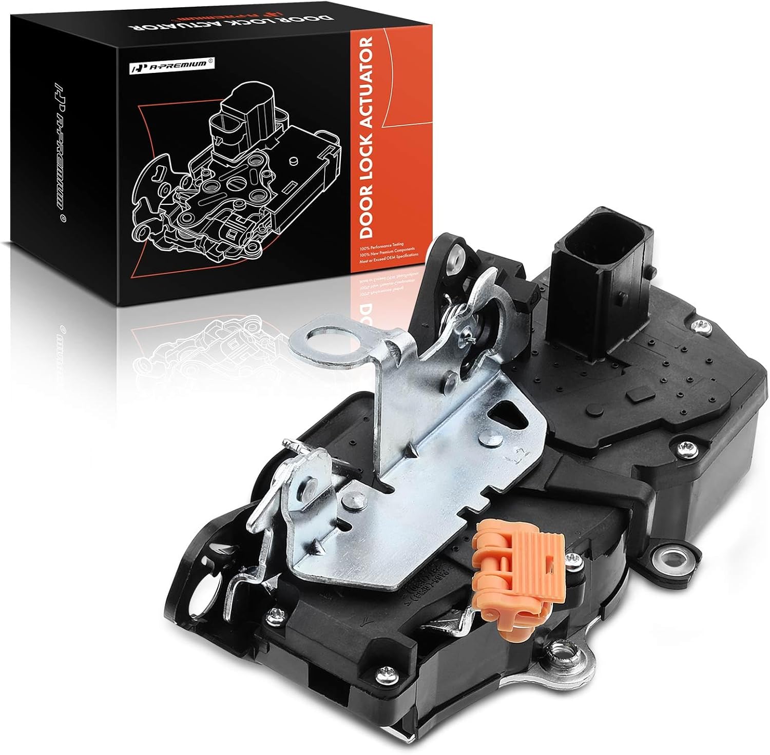 A-Premium Front Left Driver Side Door Lock Actuator Compatible with Buick Lucerne 2006-2010 Sedan, for Model Without Anti-Theft Package