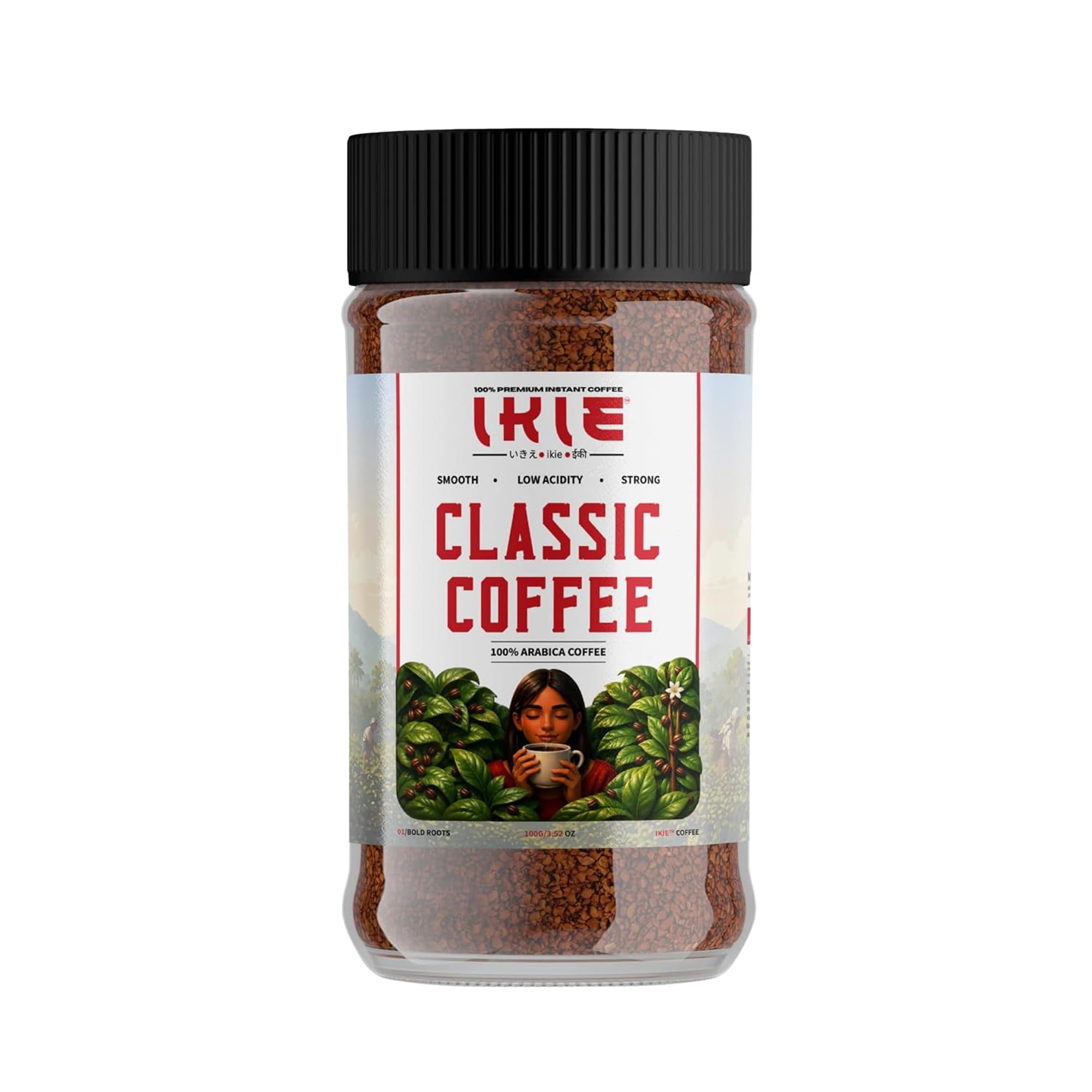 IKIE Classic Instant Coffee Powder | 100% Arabica Freeze-Dried | No Chicory | Rich Aroma & Bold Taste | Pure Black Coffee | 100g-picture-16