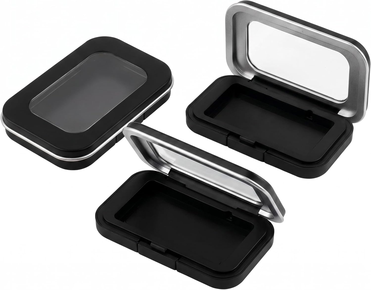 3 Pack Magnetic Bobby Pin Holder - Portable Magnet Organizer for Hair Pins, Paperclips & Small Metal Accessories, Travel-Friendly for Makeup Bag, Vanity & Office
