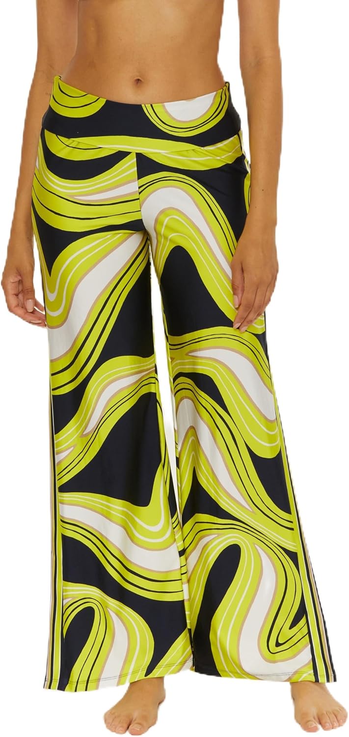 Trina Turk Women's Swim Pants, Casual, Wide Leg, Beach Cover Ups for Women