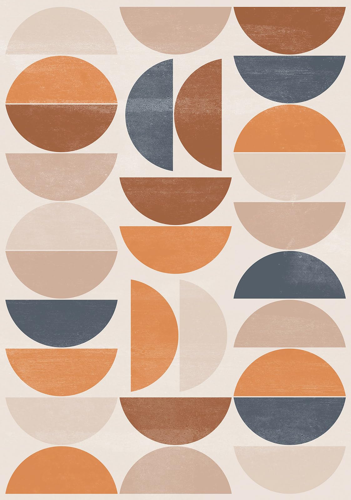 Papier peint géométrique Lumalea grand format 179x255 cm haute définition