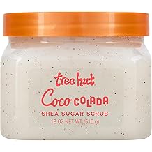 Tree Hut Coco Colada Shea Sugar Scrub, 18 oz, Ultra Hydrating and Exfoliating Scrub for Nourishing Essential Body Care
