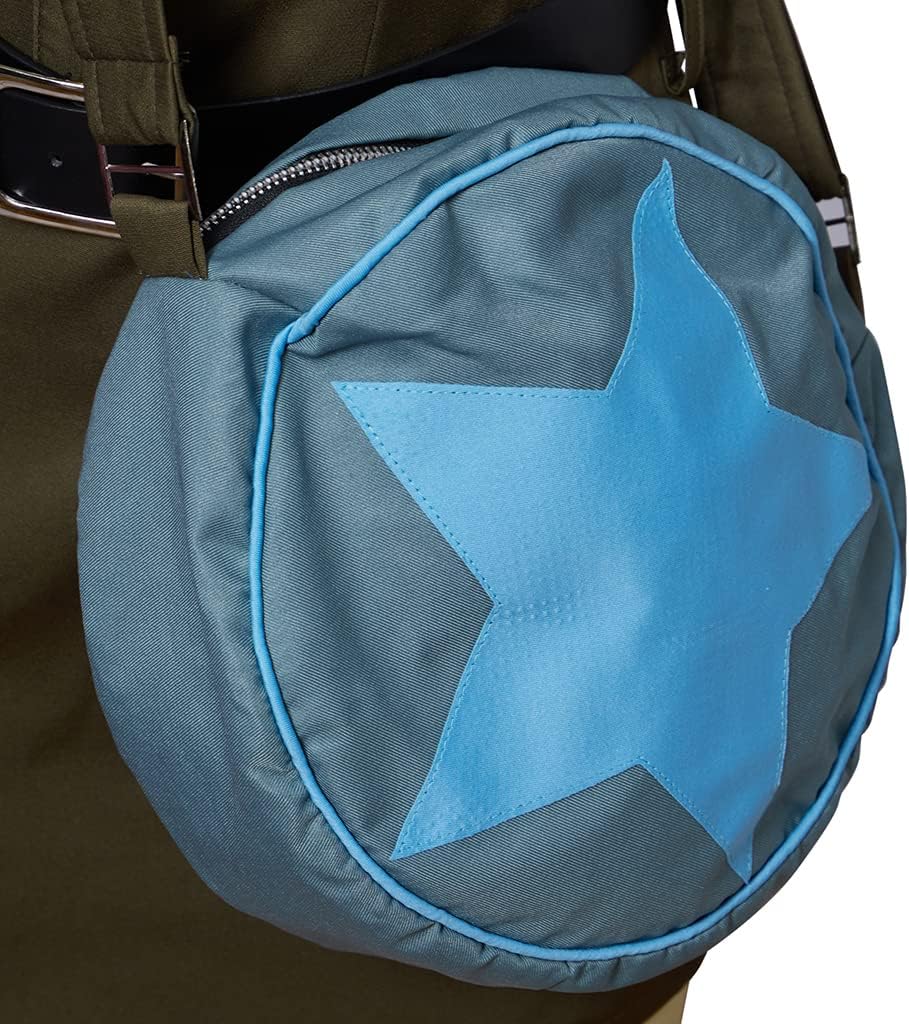 RocailleCos Ramona Flowers Cosplay Costume Sexy Cargo Dress Outfit with Star Circle Messanger Bag for Women