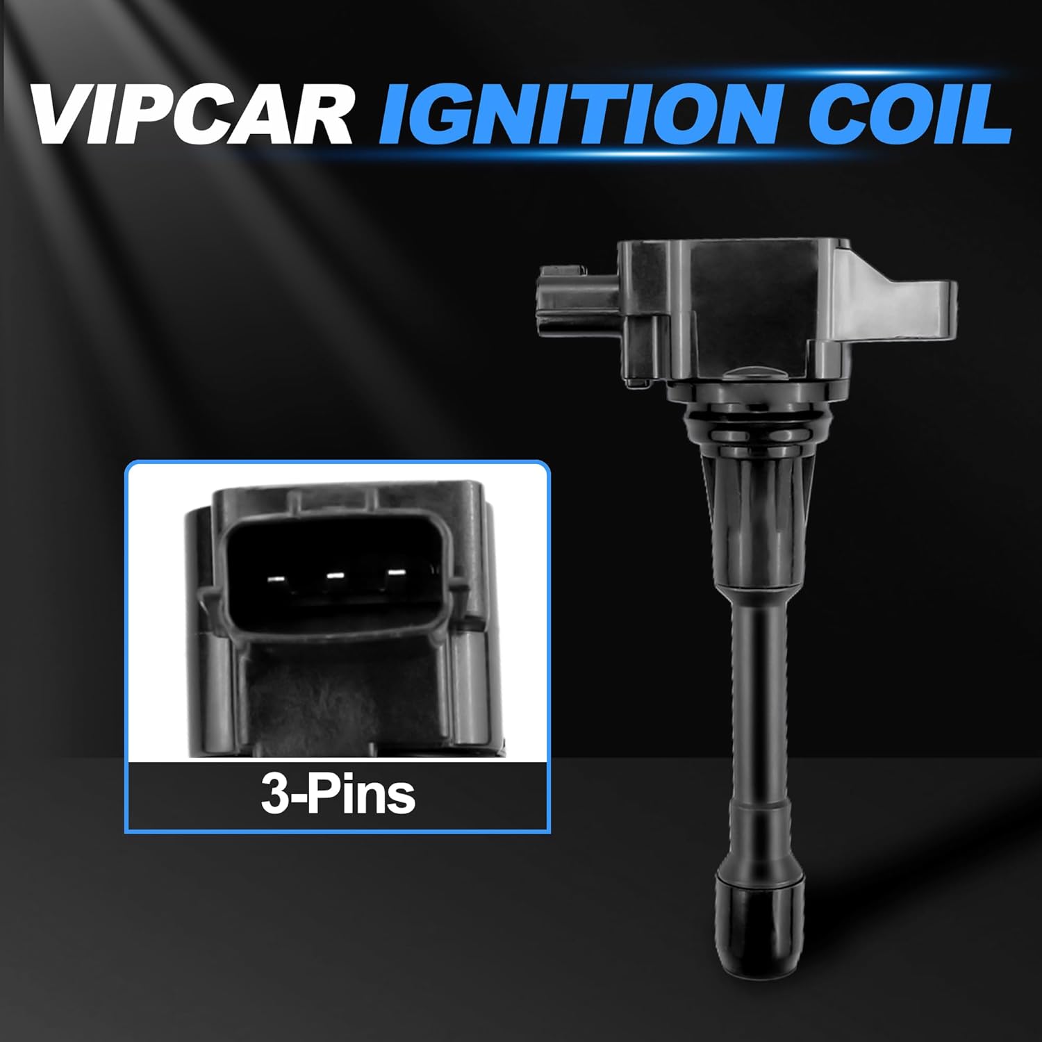 Set of 4 Ignition Coil Pack UF549 and Iridium Spark Plugs Compatible with Nissian 2007-2015 ALtima 2.5L, 2008-2015 Rogue 2.5L, 2007-2015 Sentra 1.8/2.0/2.5, Urvan Versa QX60 FX50