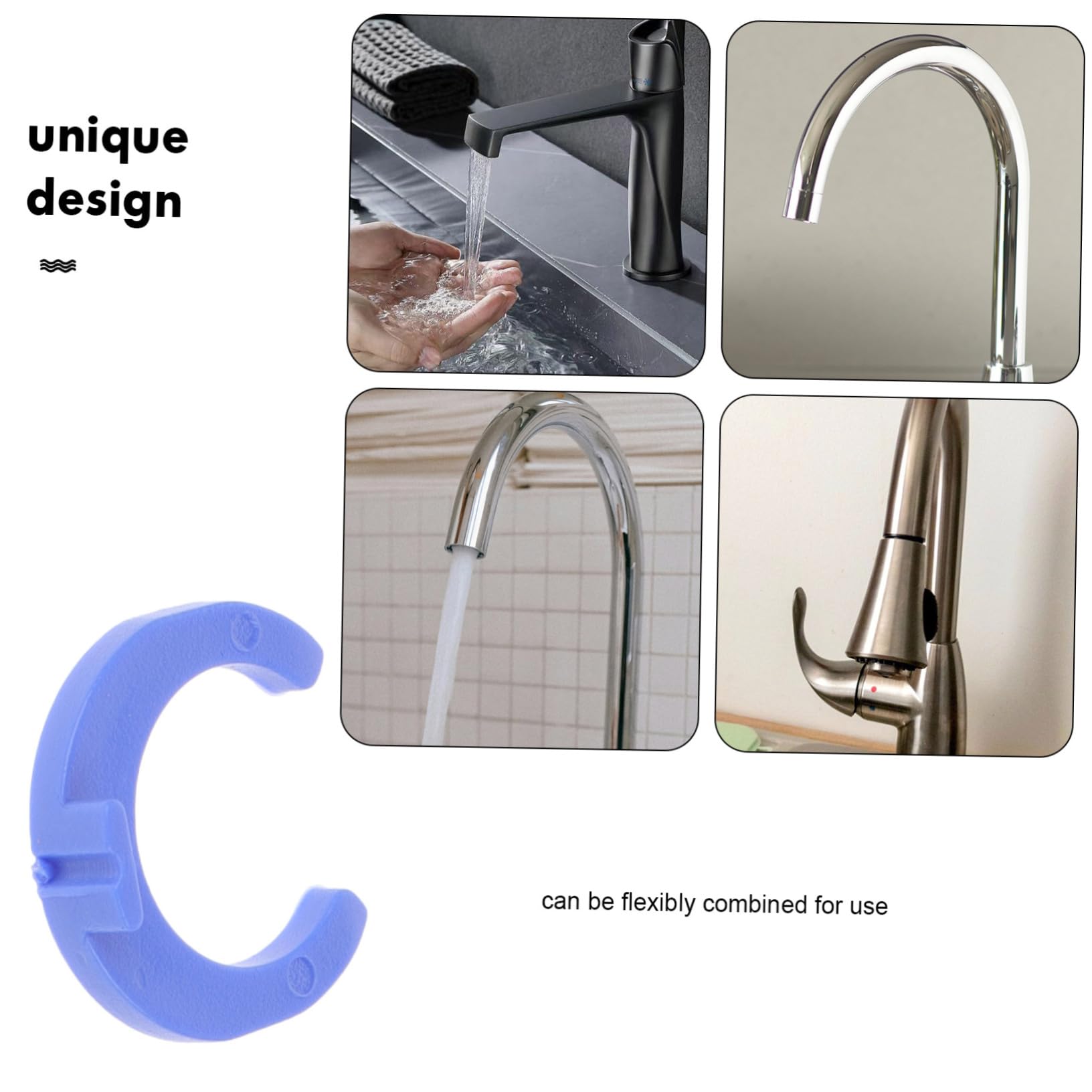 KITANDOVE 200pcs Water Filter Locking Clips Pex Clips Pipe Clamp Plumbing Pipe Clamps for Water Purifier