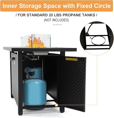 Miniatura 43 de Super Patio - Muebles de jardín, 8 piezas de muebles para exteriores - Juego de muebles modulares de mimbre con mesa de almacenamiento, cojines