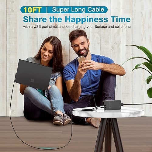 Miniatura 7 de Cargador de 127 W para Microsoft Surface Book 3, compatible con Surface Book 2, 1 de 102 W, Surface Laptop Studio 2, 1, Windows Surface ProLaptopGo,