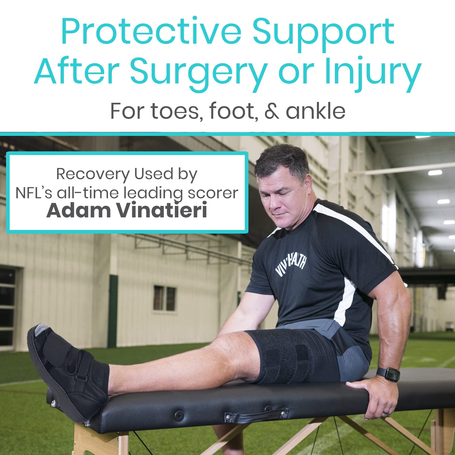 Vive Post Op Shoe Lightweight Medical Walking Boot with Adjustable