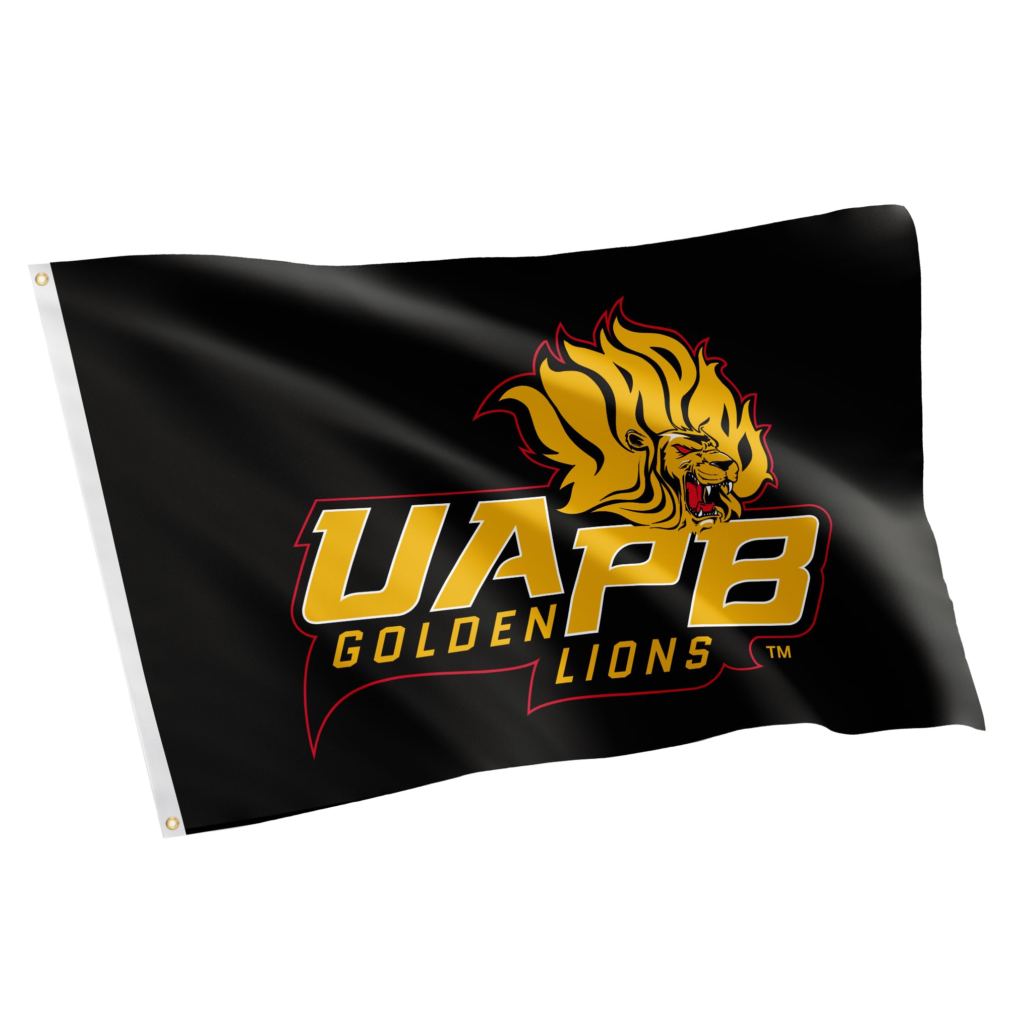 Desert Cactus University of Arkansas at Pine Bluff UAPB Flag - 3 x 5 Feet Golden Lions Banner, Indoor/Outdoor Durable Fabric, 100% Polyester Design (