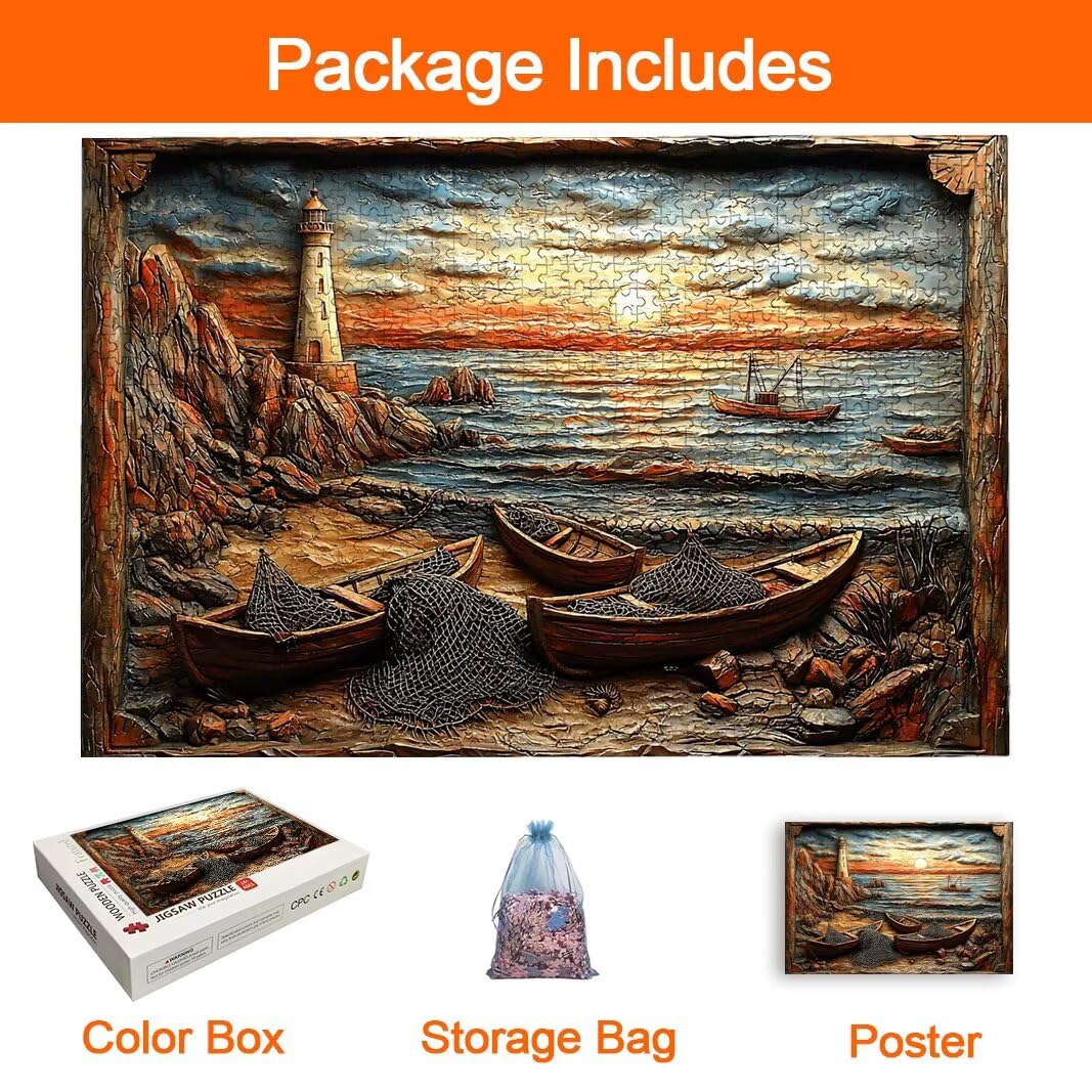 Puzzle Strand, Puzzle 1000 Teile Erwachsene, Klassische Puzzles, Deko -8641