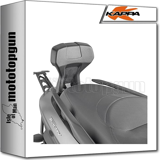 kappa ktb2149 respaldo compatible con yamaha tricity 300 2020 2021 2022 2023 mototopgun