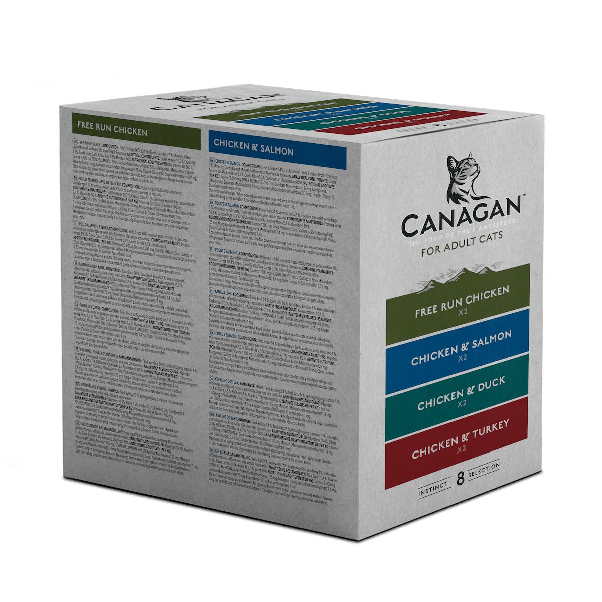 カナガン　キャットフード4袋 Amazon.co.jp: カナガン キャットフード パウチ マルチパック (85g×4種