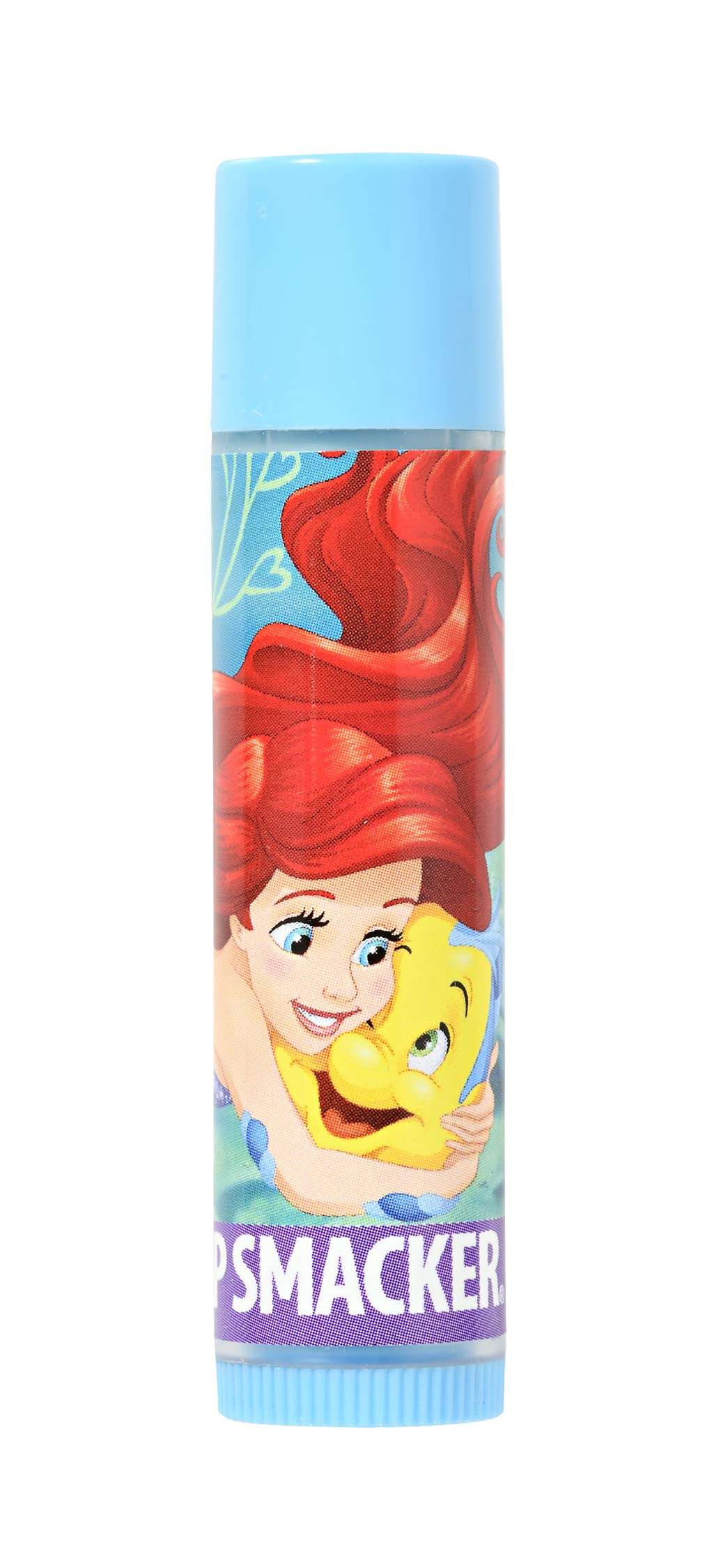 Lip Smacker Disney Princess Collection, Princess Ariel Jedno Balsam dla Dzieci, Bezpieczny w użyciu i Bezbarwny dla Naturalnego Wykończenia, Smak Jagodowy Calypso