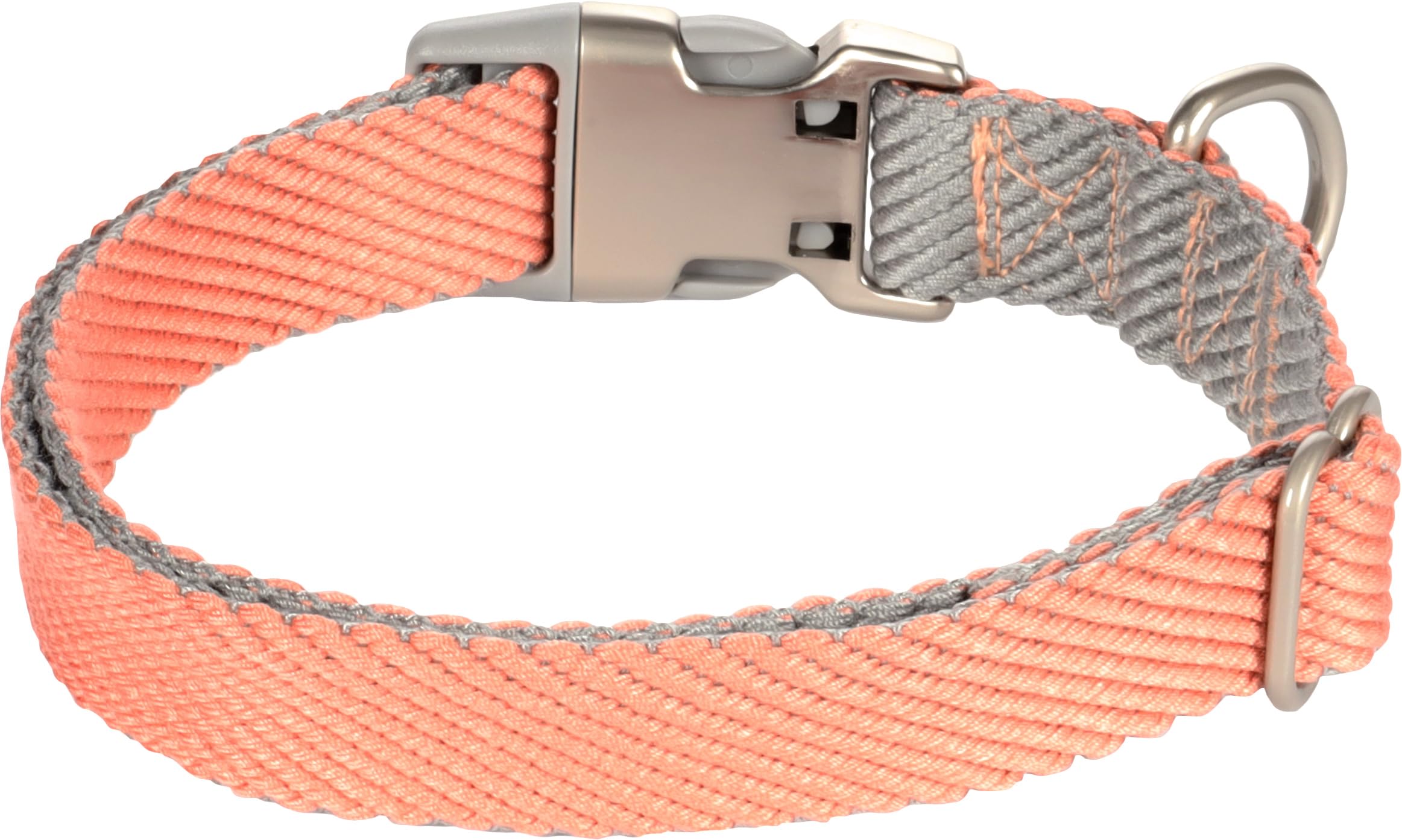 Dog Collar Elly Salmon pink L 45-65cm 25mm
