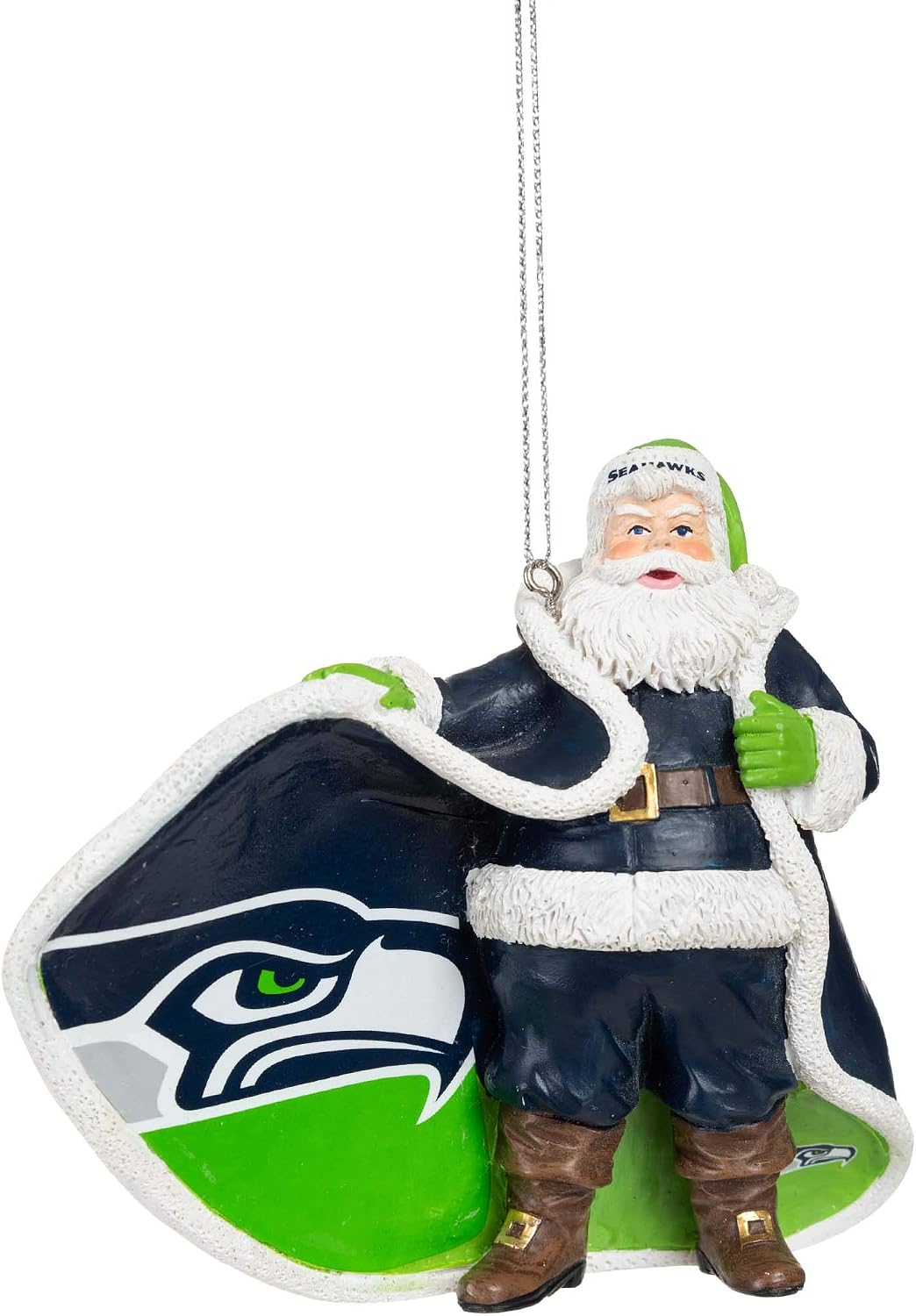 FOCO NFL Unisex-Adult Photoprint Santa Holiday Christmas Tree