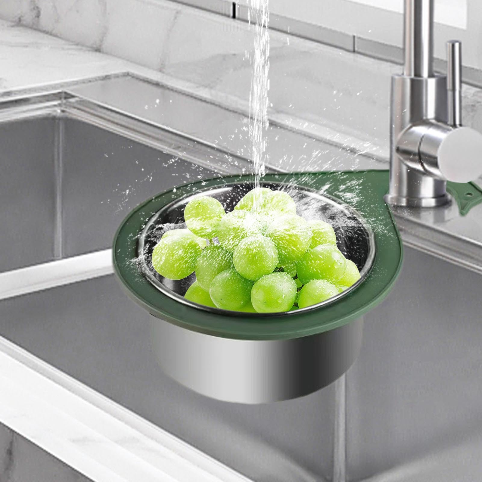 ART6906 - Pattumiera Per Base Cestone 90 Cm Sottolavello Cucina - 4 Secchi H. 25 Raccolta Differenziata Cassettone - Gollinucci - Foto 7