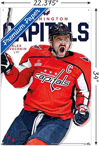 Miniatura 9 de Trends International NHL Washington Capitals - Póster de pared de la serie 23 de Alexander Ovechkin, 14.72 x 22.37 pulgadas, paquete de póster