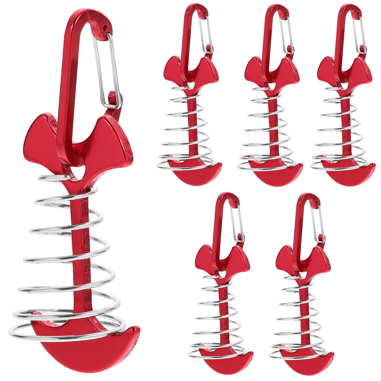 Piquetas para camping ligeras en espina de pescado de aluminio ULTECHNOVO para suelo rígido