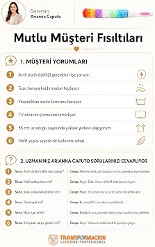 Transformacion Anti-Statik Toz Alma Püskülü | Yıkanabilir Gökkuşağı Mikrofiber Toz Alıcı, Araba, Ev, Ofis İçin Toz Toplayıcı Fırça 422687