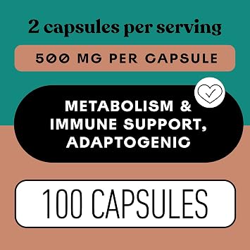 Complete Natural Products Organic Maitake Mushroom Capsules - 100ct, Immune Strength, Vegan, Non-GMO, Gluten Free