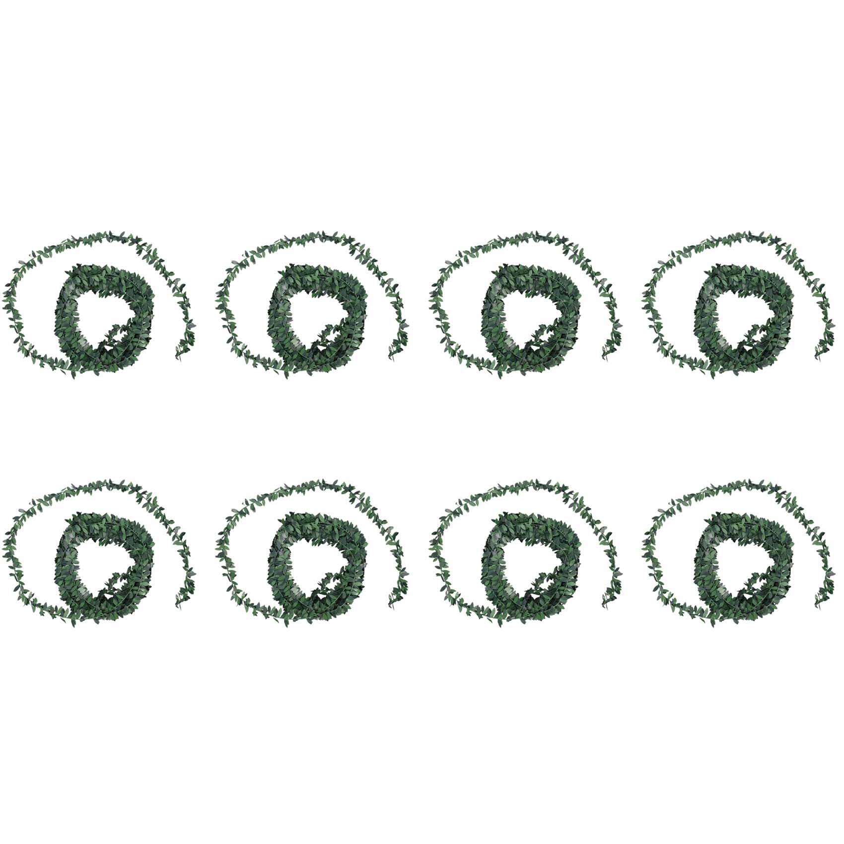 Hndhbfgrt 8X 7.5M Artificial Ivy Garland Foliage Simulated Vine for Wedding Party Ceremony Diy Headbands