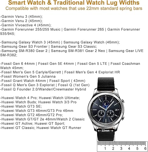Miniatura 3 de Correa de repuesto para Garmin Vivoactive 4 Watch BandsGarmin Forerunner 255265Forerunner 935945, correas deportivas de nailon para Garmin Venu 3