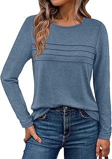 AUTOMET Women's Pleated Casual Business Blouse