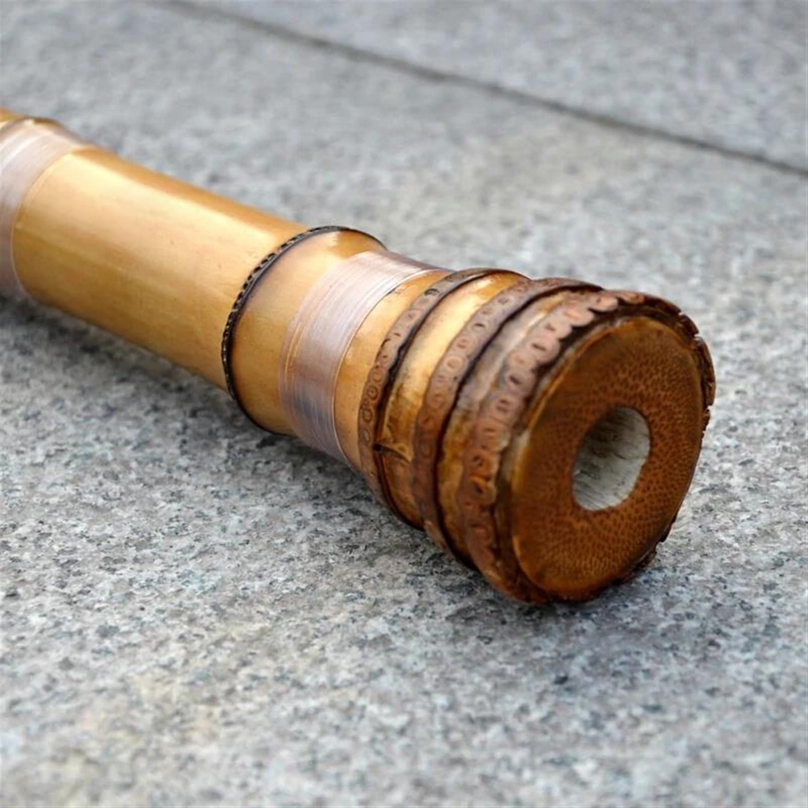 Flet Bambusowy Dla Początkujących Chiński Pionowy Flet Bambusowy Tradycyjny Instrument Muzyczny Profesjonalny Klucz Nan Xiao 8 Otworów Shakuhachi GFED(G Key)