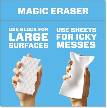 Mr. Clean Magic Eraser Cleaning Sheets, The Power of a Magic Eraser in a Thin, Flexible, Disposable Sheet, 16 Count