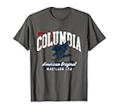 Columbia Maryland Vintage Patriotic Sports T-Shirt