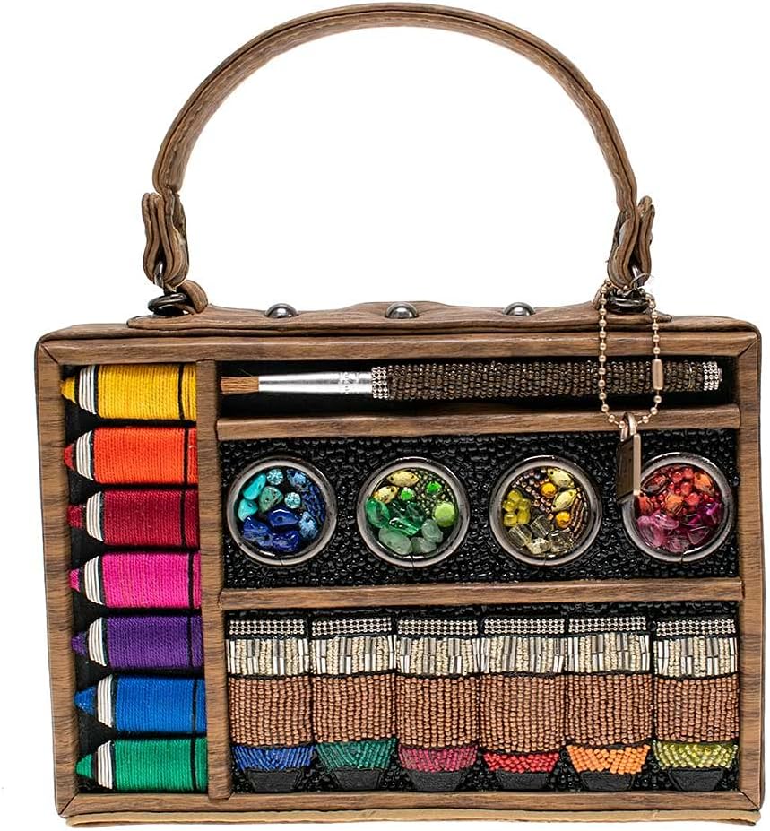 MARY FRANCES Art & Soul Beaded Art Supplies Top Handle