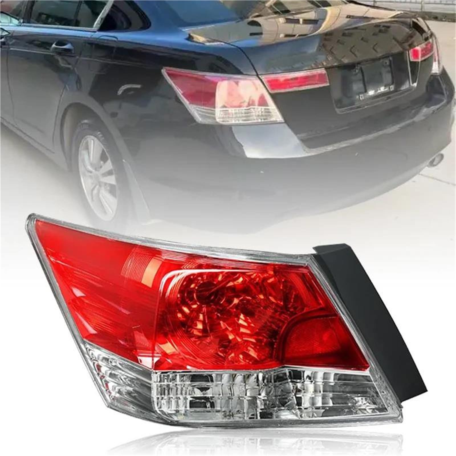 Genérico Luces Traseras Para Automóvil Para Accord 2008-2012 (Ref. 33550-TA0-A01) Luz Trasera Combinada (freno Y Posición) Con Bombilla Incluida Conjunto Faro Trasero(BIEN)